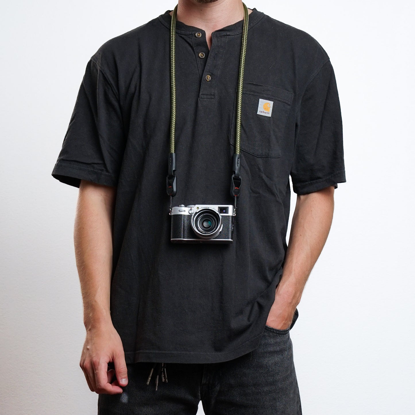 Solider Kameragurt aus Seil mit Peak Design