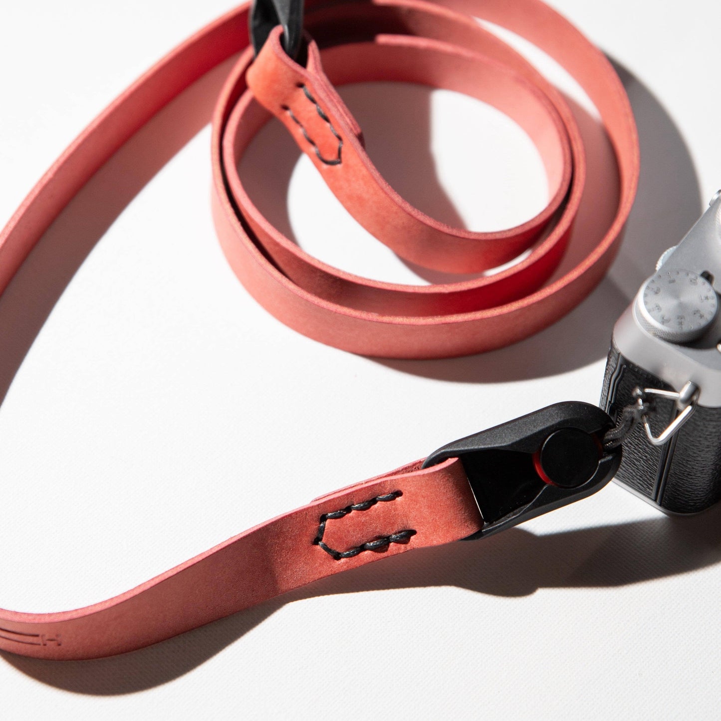 004 Original Leather Camera Strap with Peak Design Leather Camera Strap Arch Appearance Antique Pink Short / 72 cm / 28"