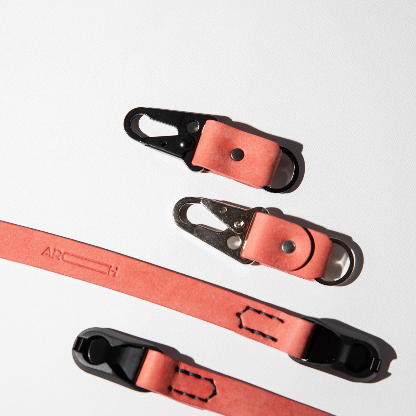 Carabiner hook with Chrome hardware