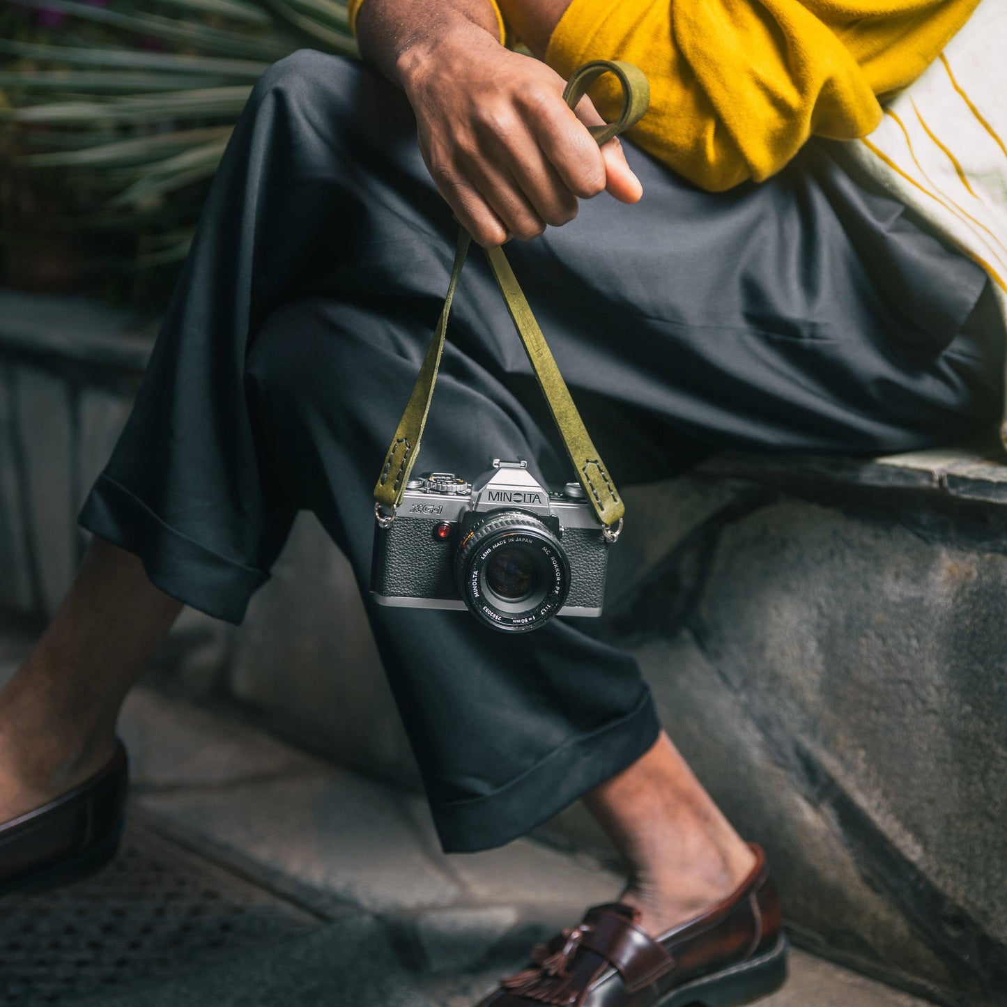 003 Original Leather Camera Strap Leather Camera Strap Arch Appearance