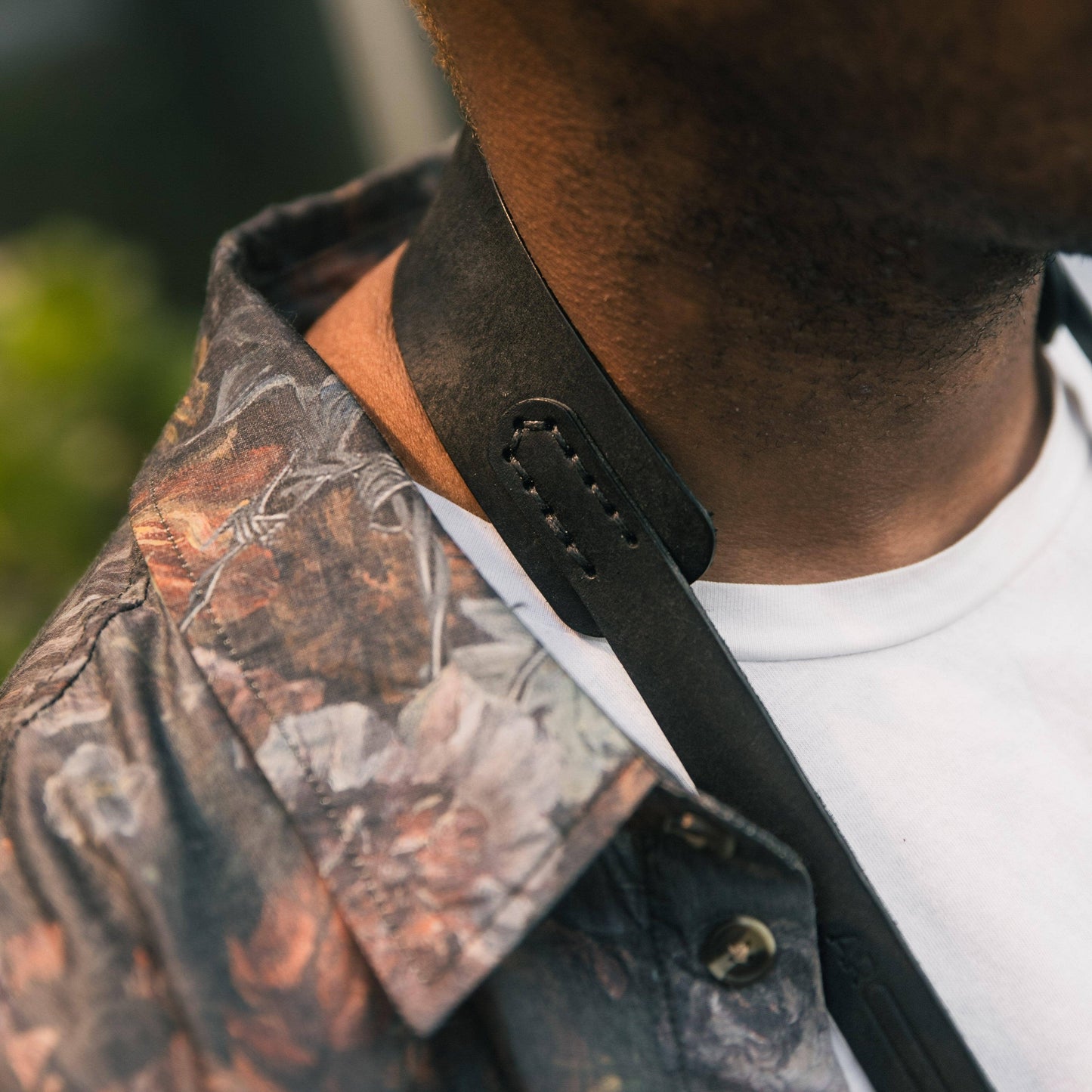 005 Neck Pad Camera Strap Leather Camera Strap Arch Appearance