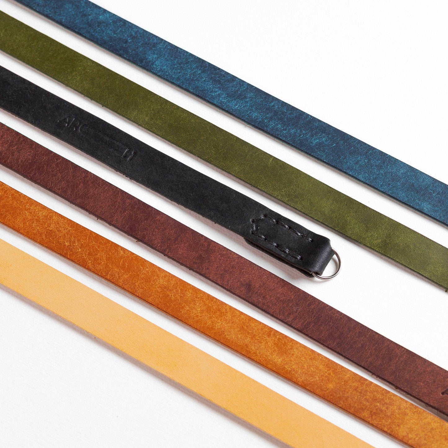003 Original Leather Camera Strap Leather Camera Strap Arch Appearance Cognac Short / 72 cm / 28"