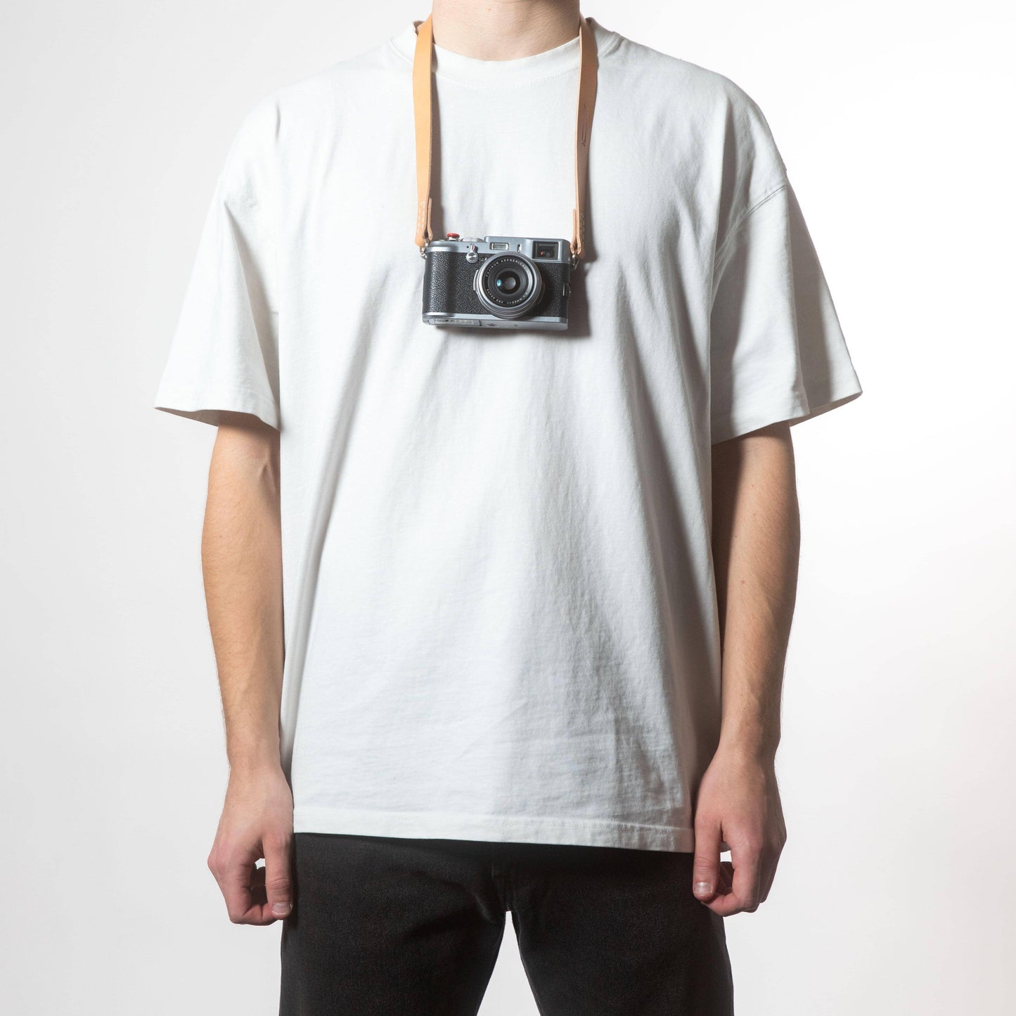 003 Original Leather Camera Strap Leather Camera Strap Arch Appearance Natural Short / 72 cm / 28"