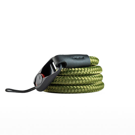 solid rope camera strap with peak design anchor links. Quick release rope camera strap.